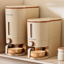 10kg Rice Dispenser Grain Storage Storage Box Sealed Dry Container Airtight