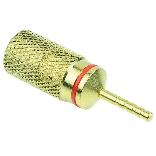 Gold plated 2mm red - x,