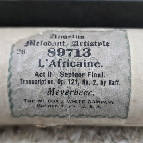 Antique pianola rolls x12 - rolls,