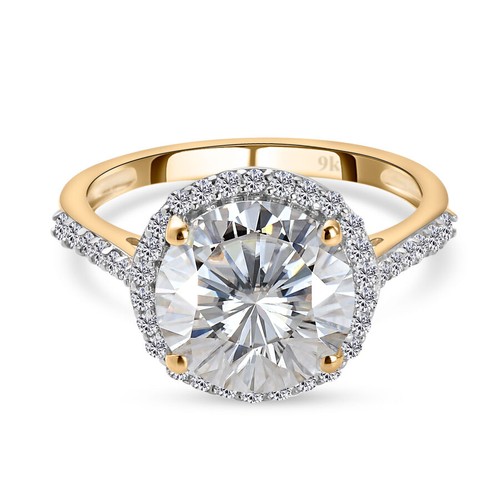 Tjc white moissanite halo - tjc,