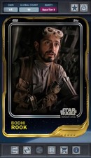 Star Wars Card Trader 2025 Series 2 Tier 8 Base - Gold 100cc - Bodhi Rook