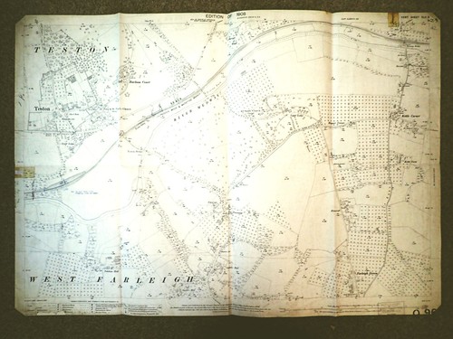 Kent old map - kent, history