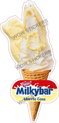 Ice cream van sticker - , milkybar