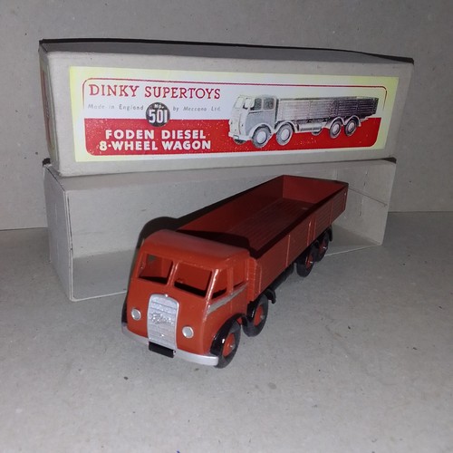 Dinky 501 foden highside truck - dinky,