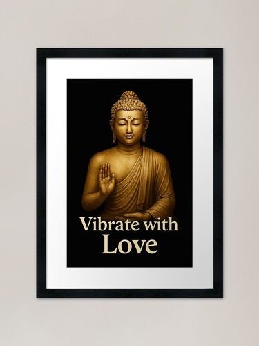 Vibrate with love buddha - vibrate,