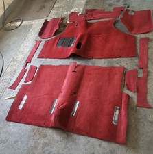 Left Hand Drive - Classic Mini Cooper Red Carpet  - Pre 96 Original Carpet