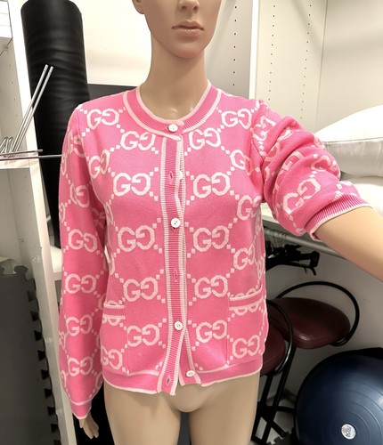Jacquard wool knit cardigans - jacquard,