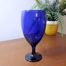 1 x Libbey Cobalt Blue Goblet