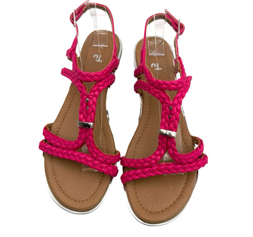 Strappy rope sandals - strappy,
