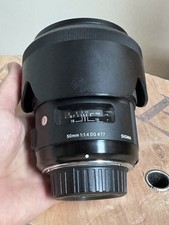 Sigma 50mm F 1.4 DG HSM ART LENSES for Nikon With Orig. Sun Cap+ UV FILTER-MINT!