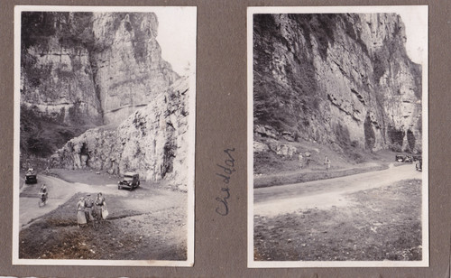 Two antique photographs - two, people