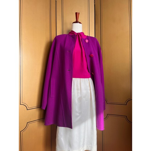 Vintage virgin wool coat - , in