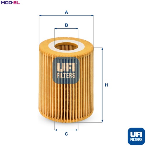 Oil filter 027 for - filter, 25.027.00