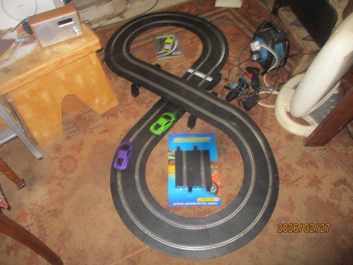 Scalextric racing car set - racing,
