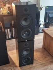Monitor Audio MA66 Loudspeakers Pair In Black reasonable condition