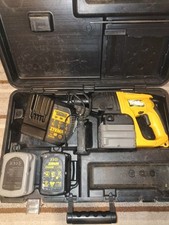 Dewalt DW005 24V Cordless SDS Hammer Drill with batteryCharger,Case REFURBISHED 