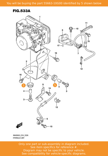 Suzuki rubber hydr - suzuki, unit