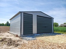 Metal garage 17x17ft - , (5x5m)