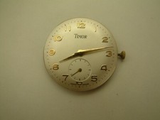 Vintage GENTS TIMOR Handing Winding Wrist watch Movement Working
