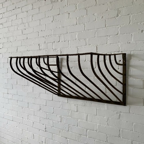 Antique wrought iron wall - antique,