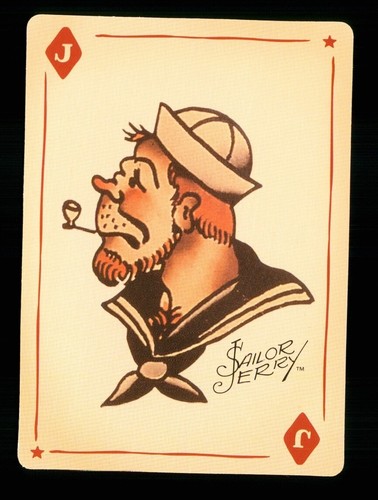 Modern playing card sailor - 1,