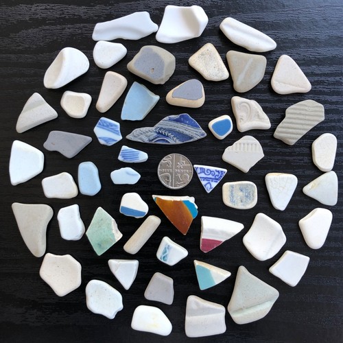 Pieces sea pottery - pieces,