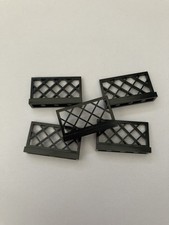 *3185* LEGO Black Fence 1x4x2 Lattice (5 Pack)