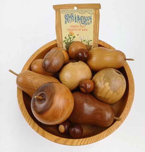 Vintage hand turned decorative - vintage,