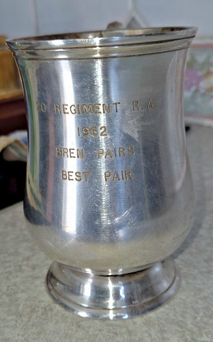 Silver plated regimental 20 - plated,