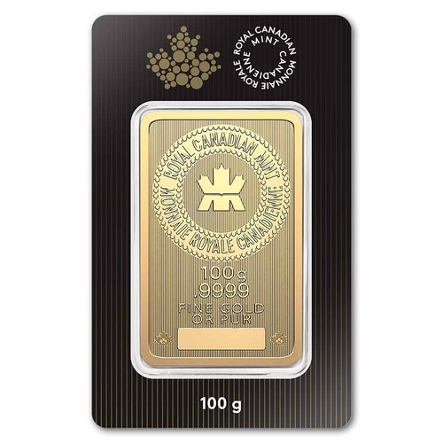100 gram gold bar - 100,