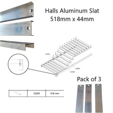 Halls Greenhouse Spare Parts Replacement Aluminum Staging Slats pack of 3
