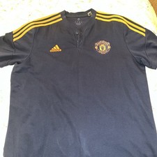 Mens adidas XL Man Utd Polo Shirt