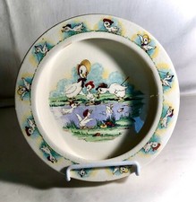 Wade Quack Quacks 7 1/4" Heavy Baby Plate