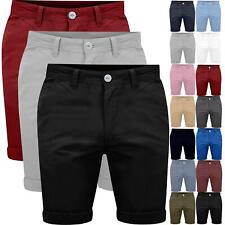 Mens Chino Shorts Summer Cotton Twill Cargo Combat Half Pant Casual Jeans New