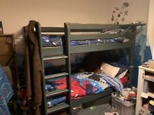 Flexa bunk bed with ladder, hanging side table and two single mattresses