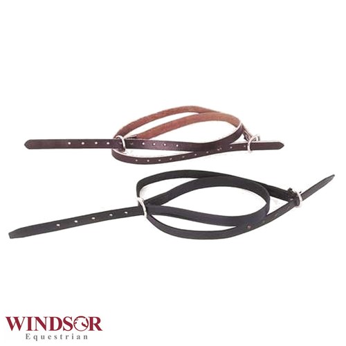 Leather spur straps - leather,