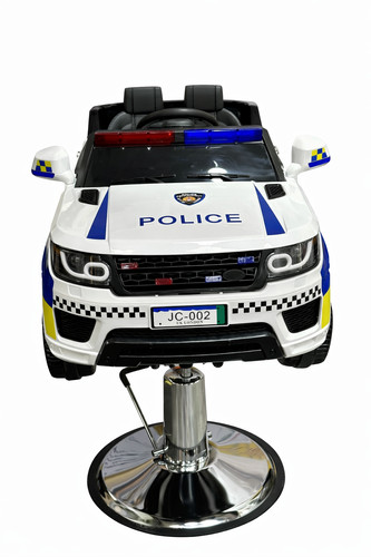 Kids police car barber chair - police,