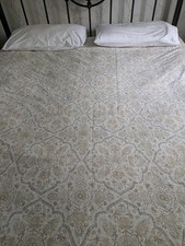 DORMA "CALTHORPE NATURAL " Double Duvet Cover floral VGC