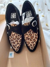 Tuk leopard print creepers - print, uk