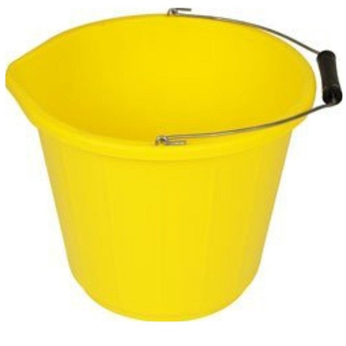 Black yellow plastic builders - black/yellow,