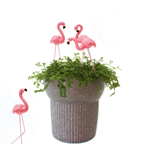 Pcs stylish pink flamingo - 4,