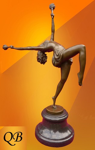 Art deco bronze egyptian - deco,