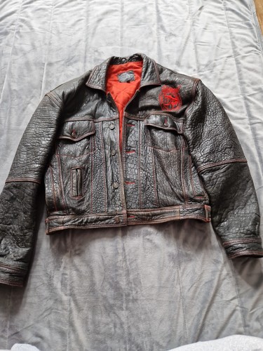 Vintage black diesel leather - vintage,