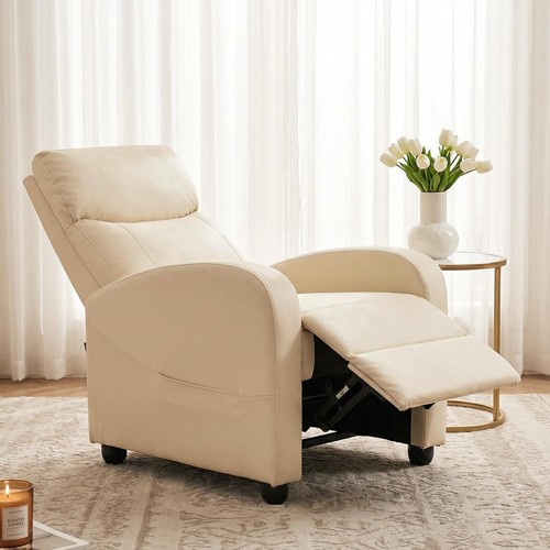 Beige recliner chair - beige,