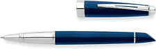 Cross Aventura Starry Rollerball Pen Blue with Chrome Silver Trim