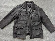 vintage y2k 1990s leather coat