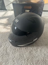 OMP Circuit Evo ECE 22.05 Matte Black Helmet - Small + 2 visors