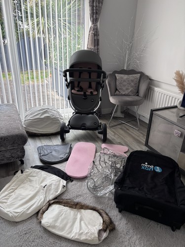 Mima xari pram grey - xari, slight