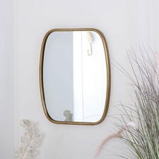 Rustic Gold Framed Mirror wall