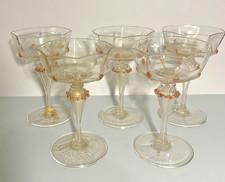 Set of 5 Vintage Salviati 24K